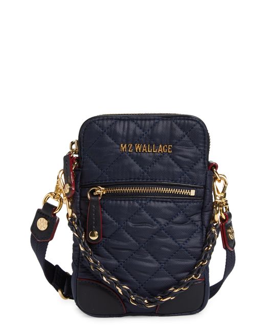 MZ Wallace Micro Crosby Crossbody Bag in Blue Lyst
