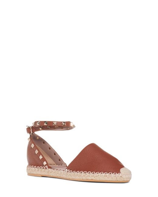 rockstud espadrille flat