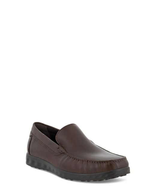 Ecco Brown S Lite Classic Moc Toe Slip-On for men