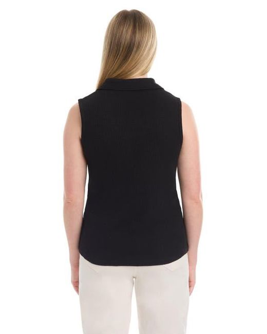 Wilt Black Polo Shell Top