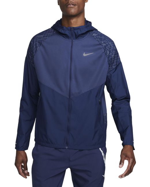 Nike Run Division Miler Water Repellent Jacket in Blue for Men Lyst