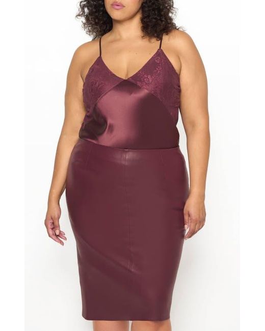 AS by DF Red Dixie Lace Cami