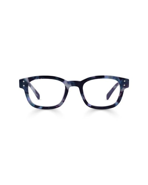 Eyebobs Blue Biff 51Mm Square Reading Glasses