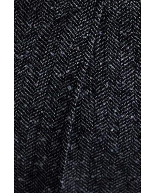 Bugatchi Gray Herringbone Jacket With Removable Bib for men
