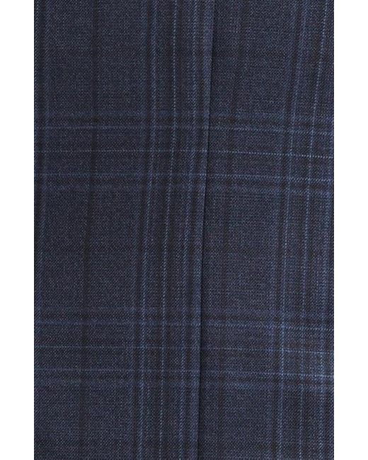 Isaia Blue Delain Wool Suit for men