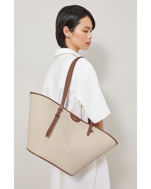Mulberry Natural Raffia Basket Tote