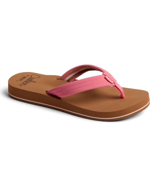 Reef Cushion Breeze Flip Flop in Red | Lyst