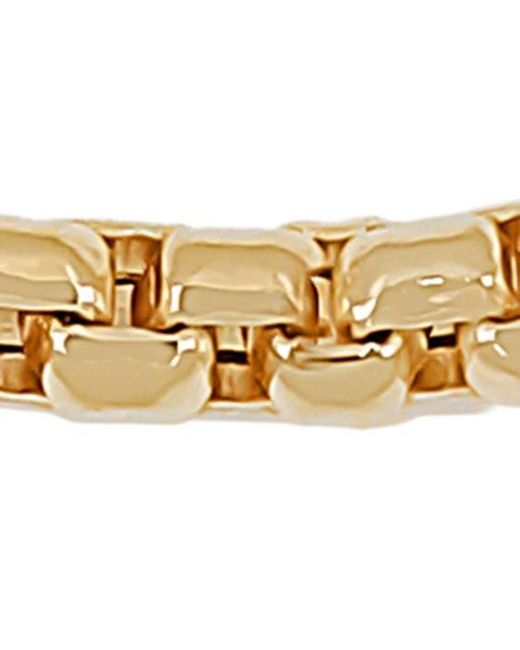 Bony Levy Metallic 14k Gold Box Chain Bracelet
