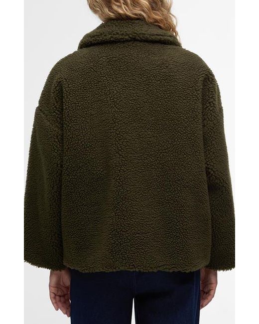 Barbour Black Brawby High Pile Fleece Jacket