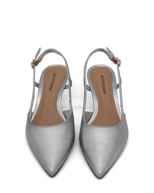 BOTTER Metallic Botolivia Legacy Pointed Toe Slingback Pump