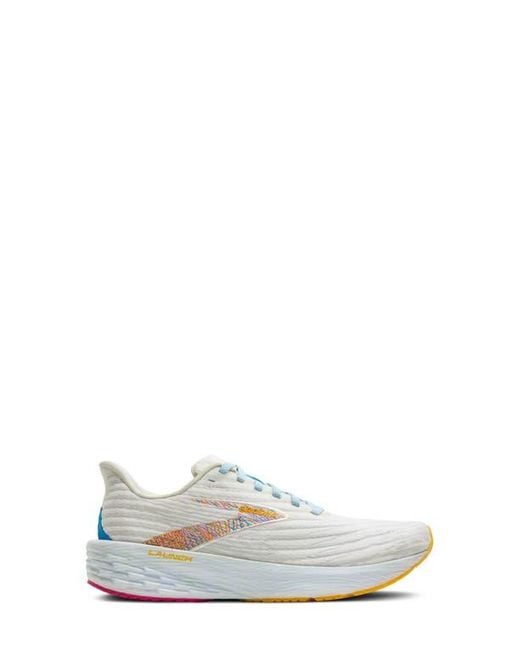 Brooks White Launch 11 Running Shoe