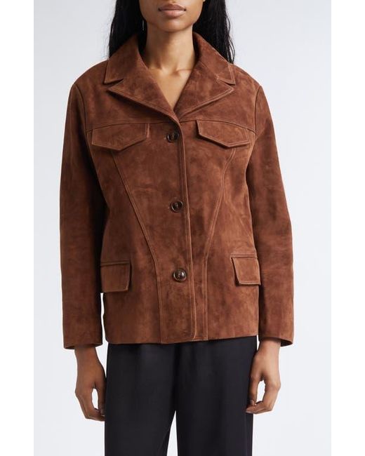 Siedres Brown Asean Suede Jacket