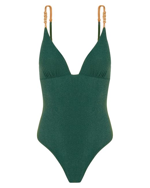 ViX Green Paige Claire One-piece Swimsuit