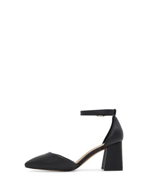 ALDO Black Daliaa Ankle Strap Pointed Toe Pump
