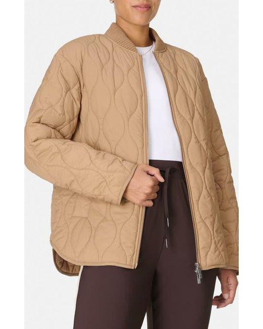 Sweaty Betty Natural On The Move Quilted Jacket