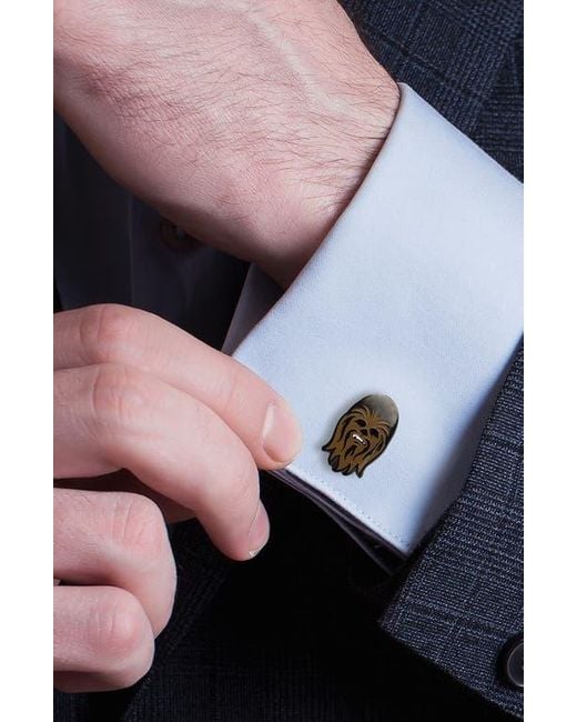 Cufflinks Inc. Black Chewbacca Cuff Links for men