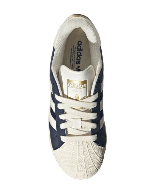 Adidas White Superstar Xlg Sneaker