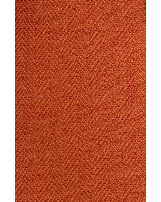 Tahari Orange One-Button Blazer
