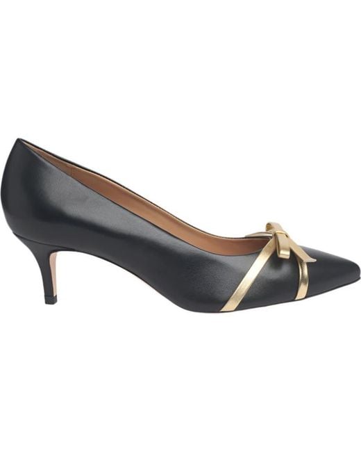 Joan Oloff Shoes Gray Celine Pump