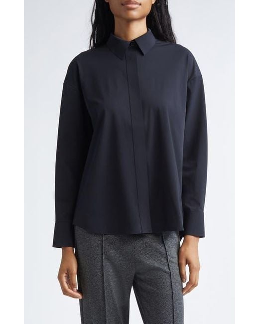 MM by Max Mara Black Ululo Button-Up Shirt