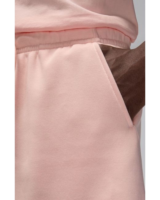 Nike Pink Fleece Sweat Shorts for men