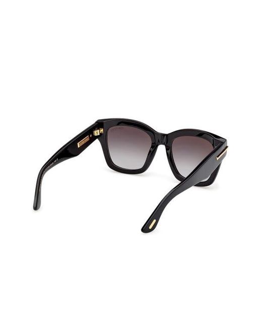 Tom Ford Gray 53Mm Gradient Butterfly Sunglasses