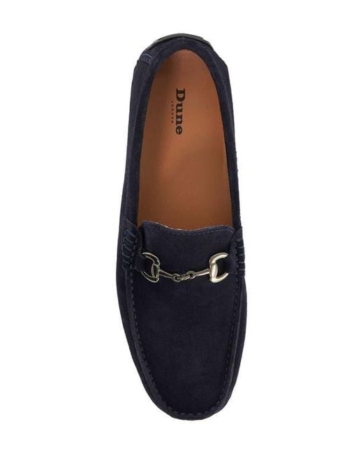 Dune Blue Brackon Bit Loafer for men