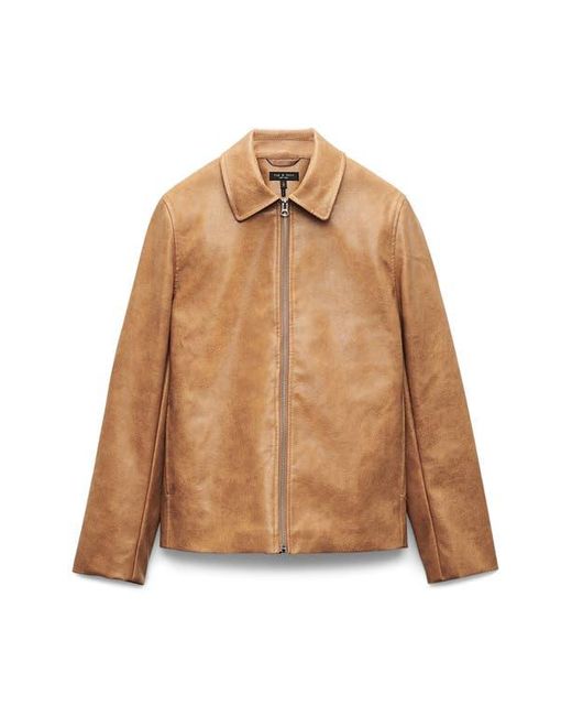 Rag & Bone Brown Jordie Faux Leather Jacket