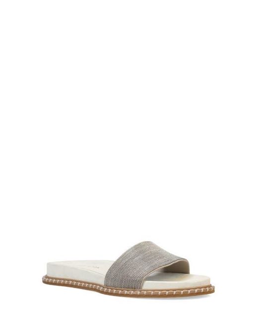 Pelle Moda Gray Nyra Slide Sandal