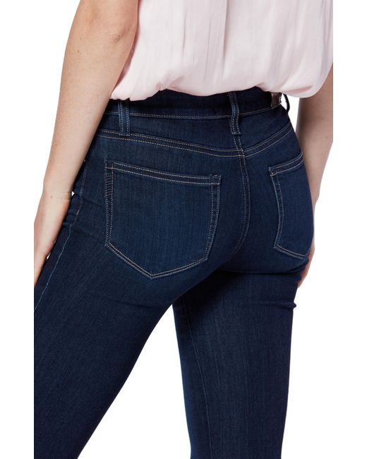 PAIGE Transcend Manhattan Bootcut Jeans in Blue Lyst