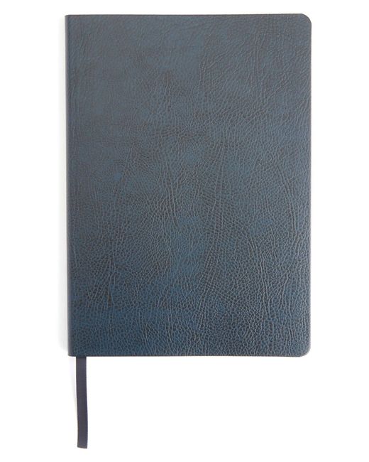 ROYCE New York Blue Personalized Leather Journal