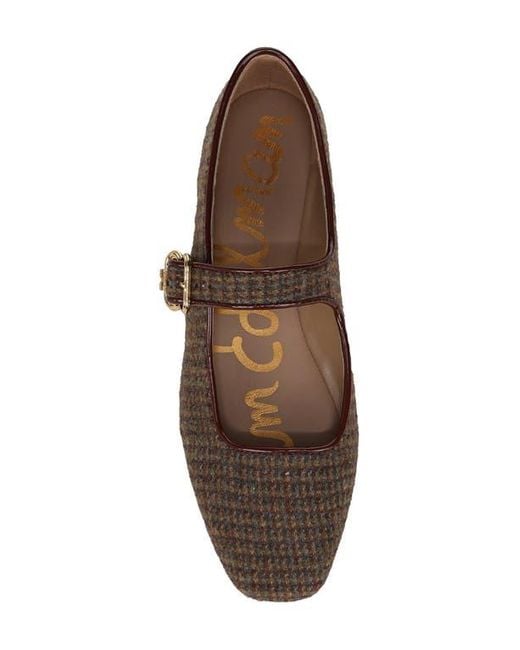 Sam Edelman Brown Michaela Mary Jane Flat