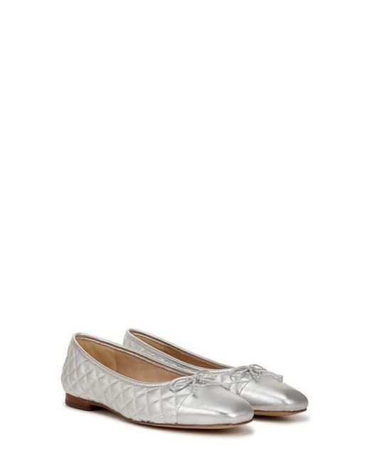 Sam Edelman White Marilyn Cap Toe Ballet Flat