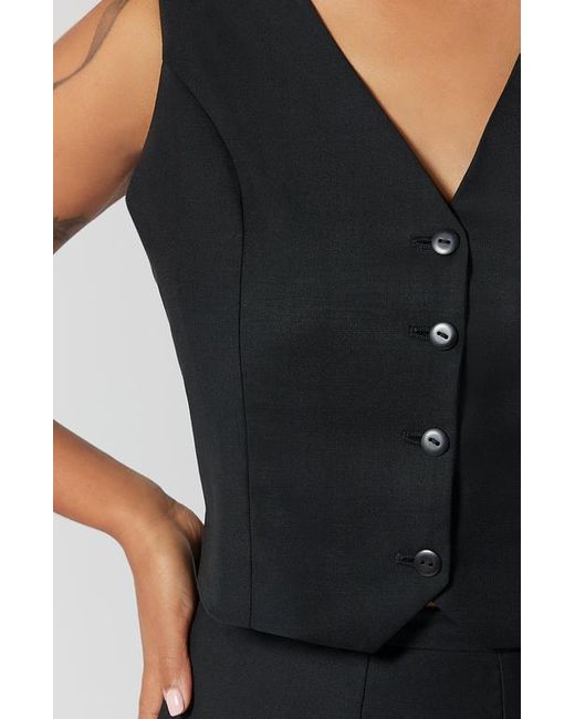 Aam The Label Black The Wool Vest