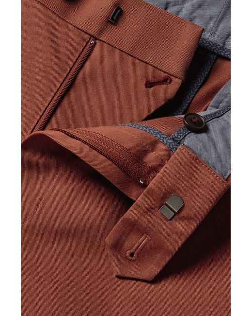 Charles Tyrwhitt Red Ultimate Non-Iron Chinos for men