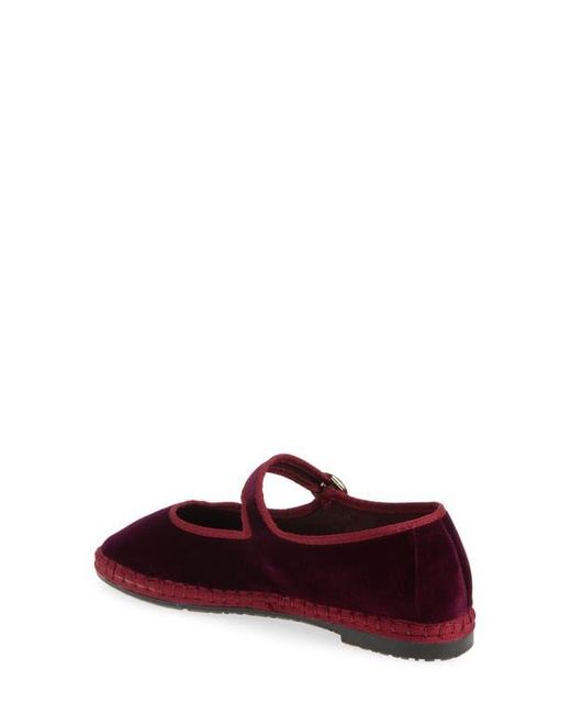 Flabelus Red Lucrecia Mary Jane Flat