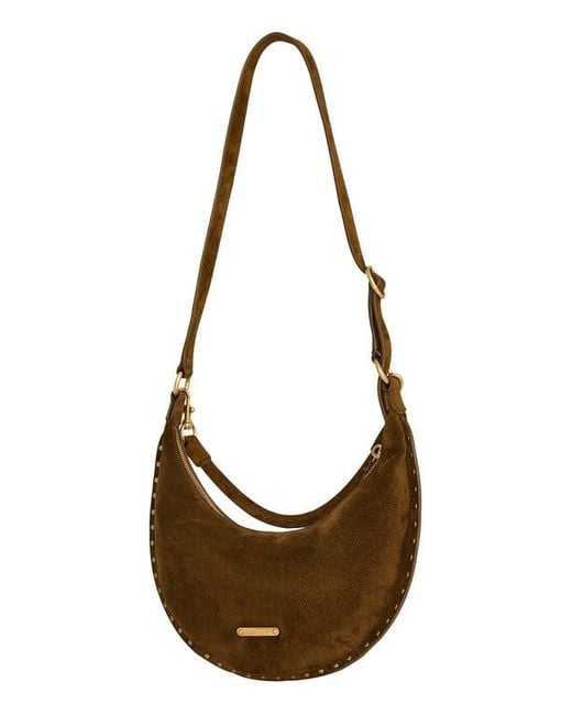 Rebecca Minkoff Brown Darren Small Crescent Crossbody Bag