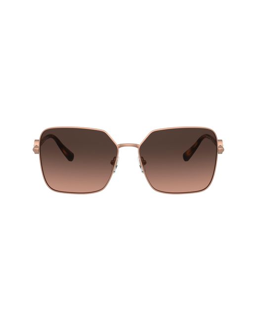 Versace Brown 59mm Gradient Square Sunglasses