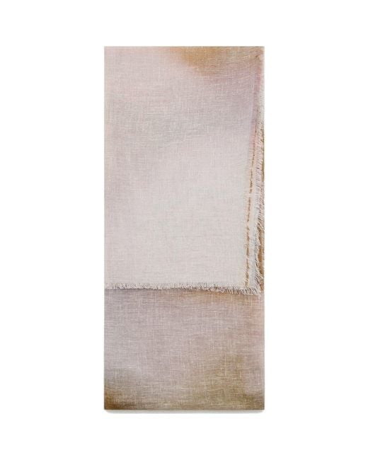 Mango Gray Ombré Effect Linen Scarf