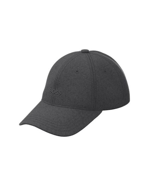 Boss Black Derrel Wool Blend Baseball Cap for men