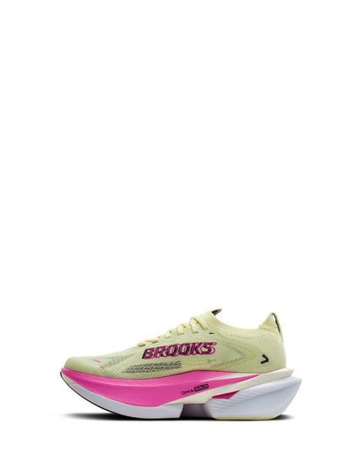 Brooks White Hyperion Max 3 Running Shoe