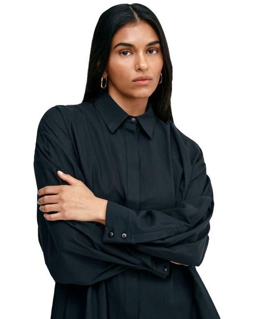 MARCELLA Blue Patchin High/Low Tunic