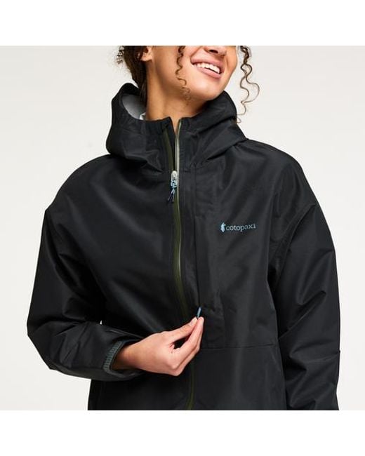 COTOPAXI Black Cielo Rain Jacket