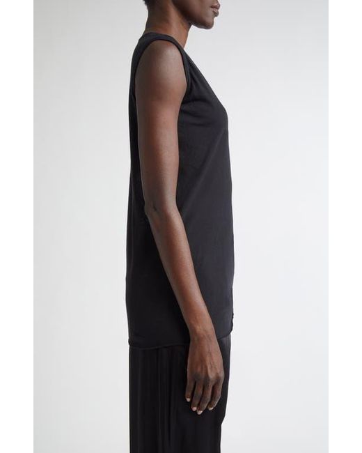 Rick Owens Black Forever Basic Cotton Vest