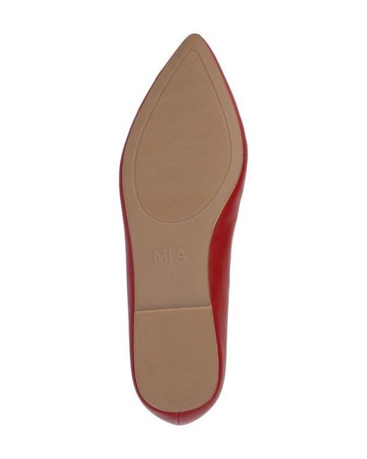 MIA Red Avi Pointed Toe Flat
