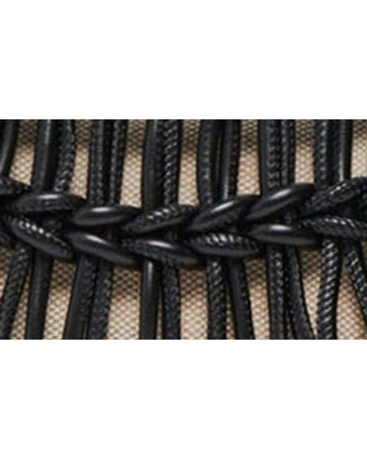 Dolce Vita Black Cannes Faux Leather Baguette Bag