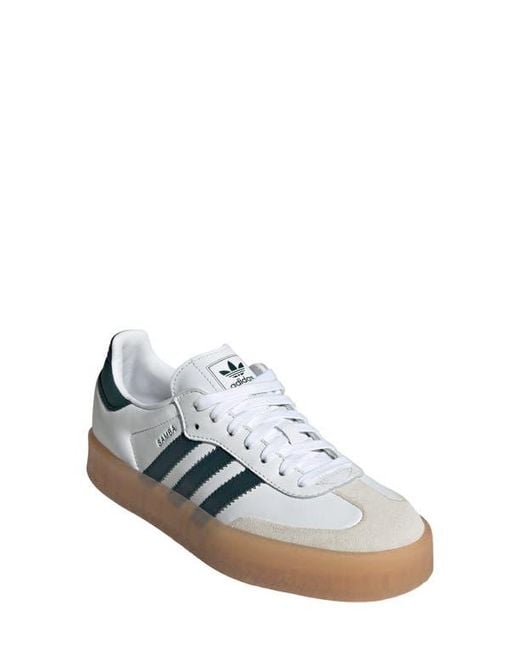 Adidas White Sambae Sneaker