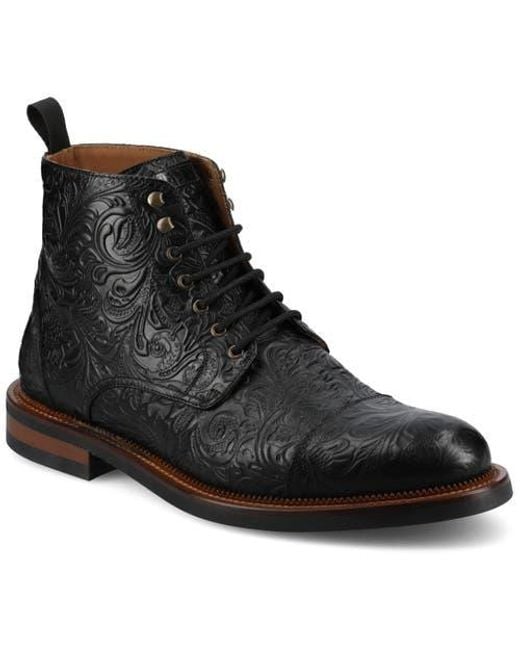Taft Black Rome Dress Boot for men