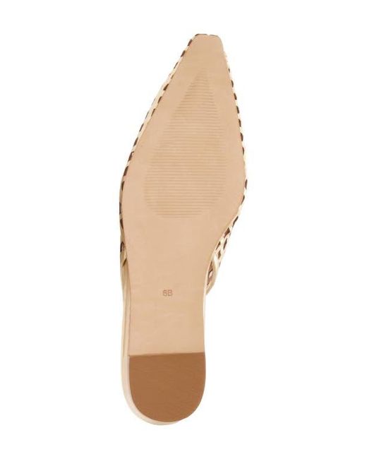 Andre Assous Natural Brielle Pointed Toe Slingback Flat