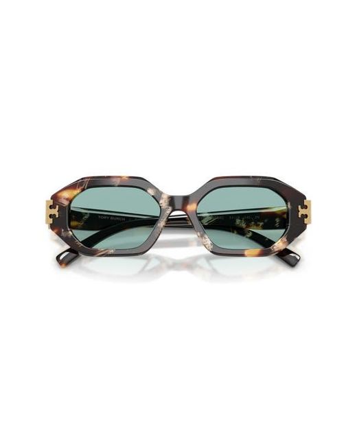Tory Burch Green Geometric Sunglasses